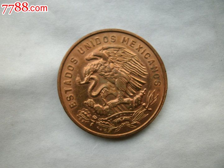 金光灿灿.40多年的墨西哥老鹰铜币