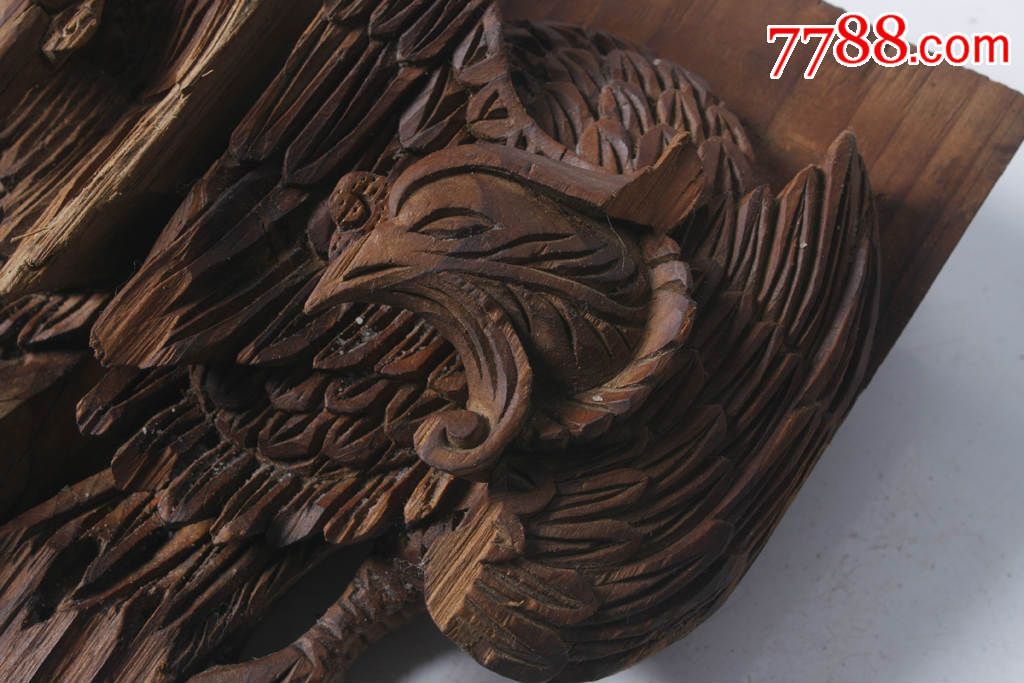 木雕鸟一对