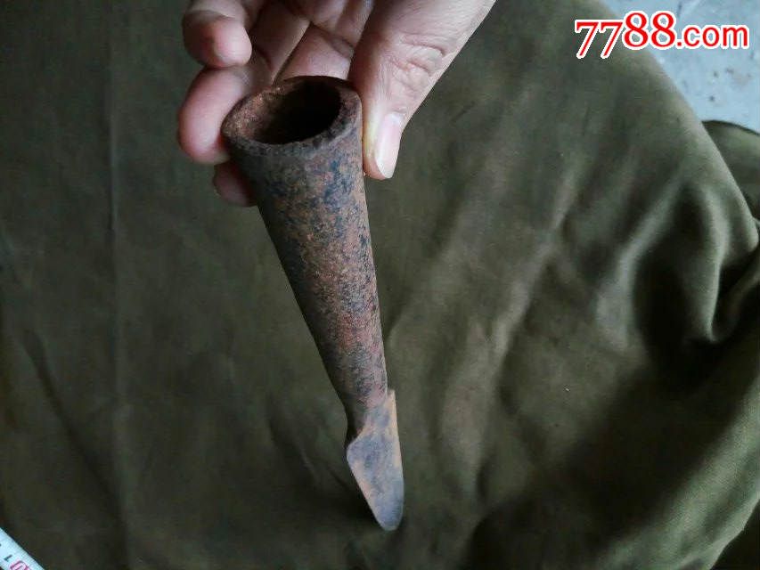 抗战时期红樱枪头,老兵器,抗战遗留