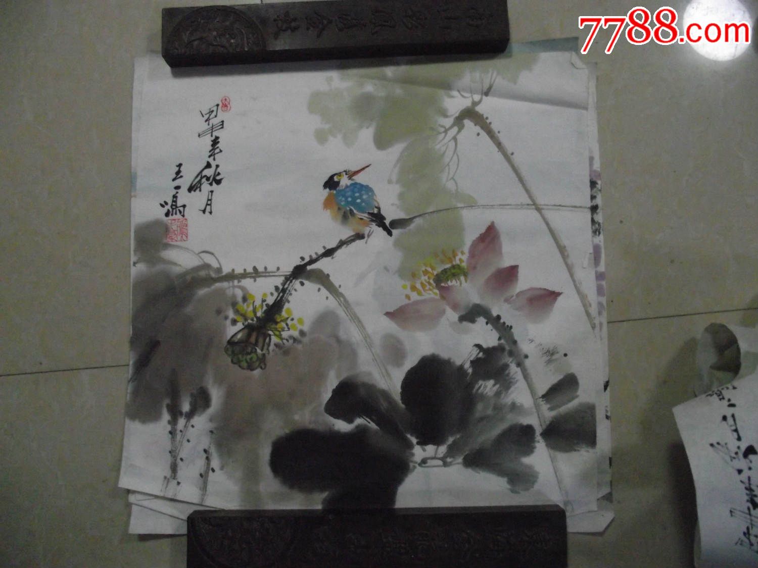 王一鸣,花鸟画,12张