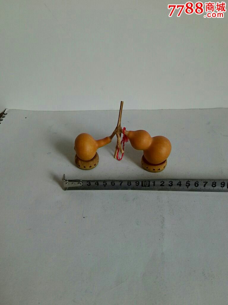 自然生长特殊形状连藤鸳鸯小葫芦