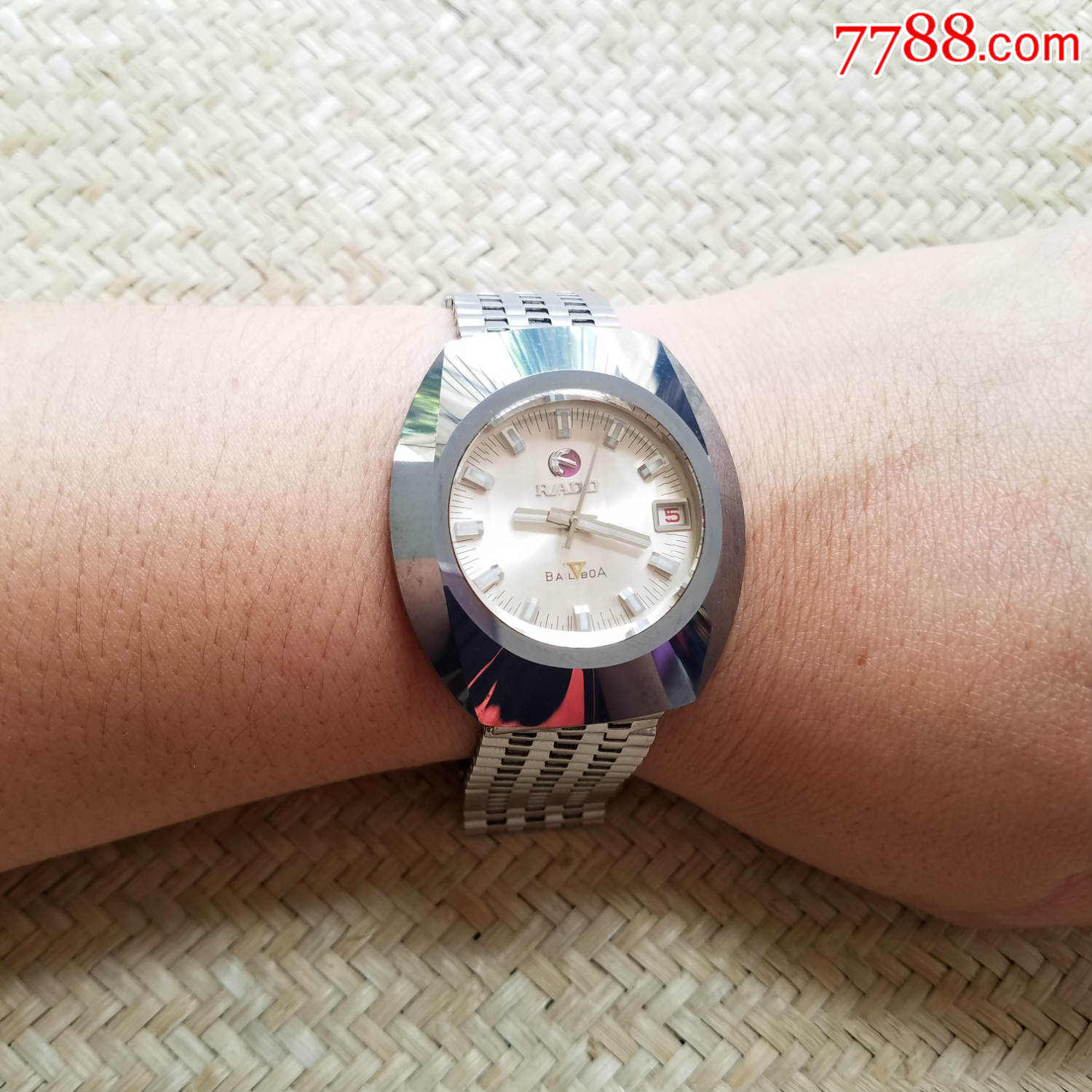 【高科技永不磨-大号损钨钢表壳】瑞士名表rado-雷达-巴拿马系列-自动
