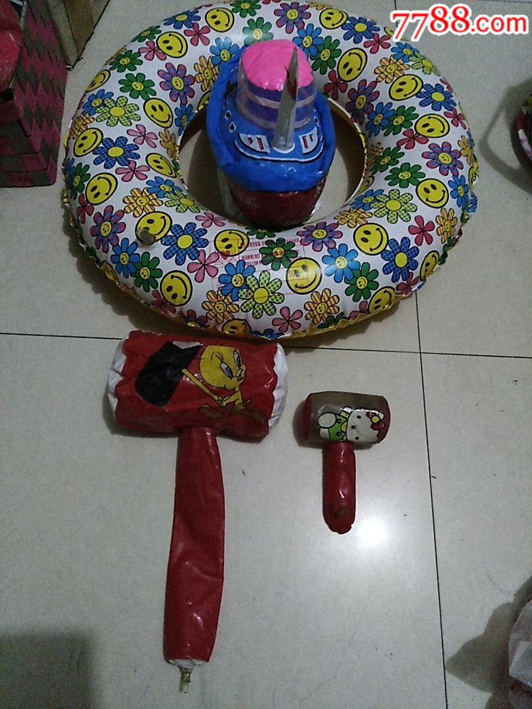 充气玩具大小七个合拍(塑料)