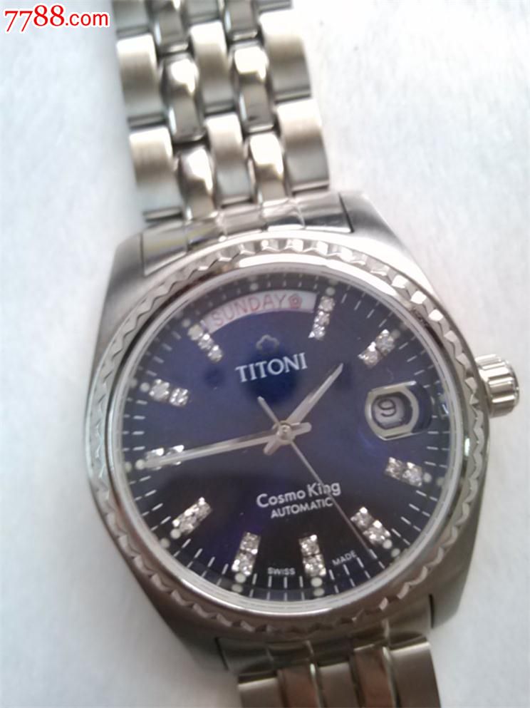 梅花原装ph机芯787系列镶钻蓝面,白面