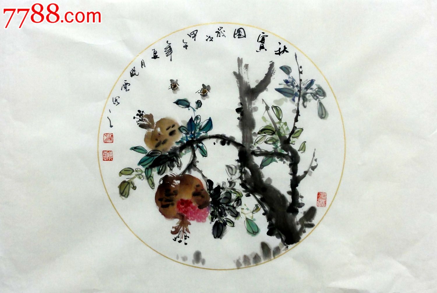 p7328 品種: 花鳥國畫原作-花鳥國畫原作 屬性: 花卉畫原畫,,水墨