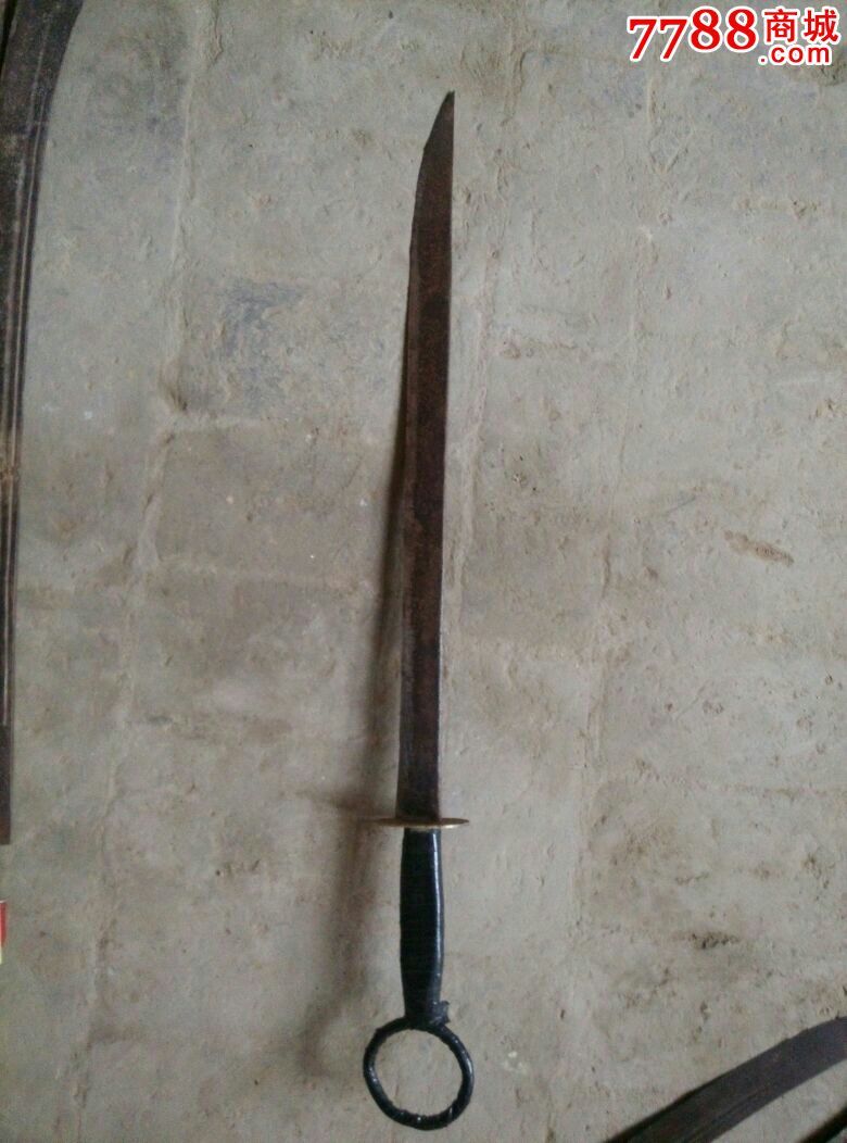 清代土造刀