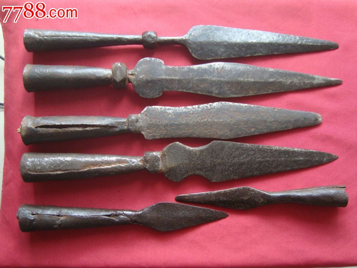 抗战时期沂蒙老区军民使用过的老梭镖-se29477825-铁兵器-零售-7788