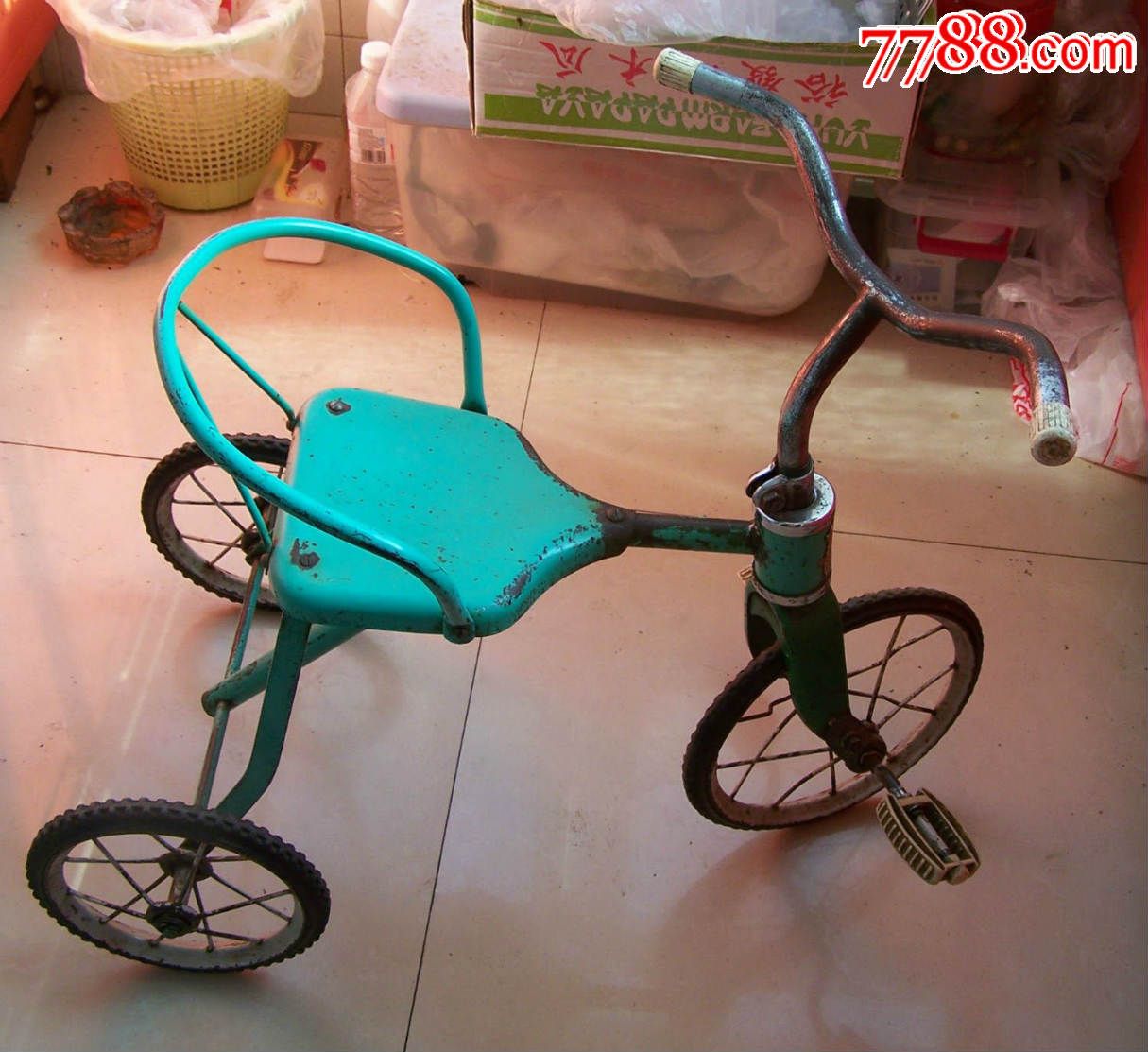 (60年代,老红花,怀旧老式,儿童自行车),点图可放大