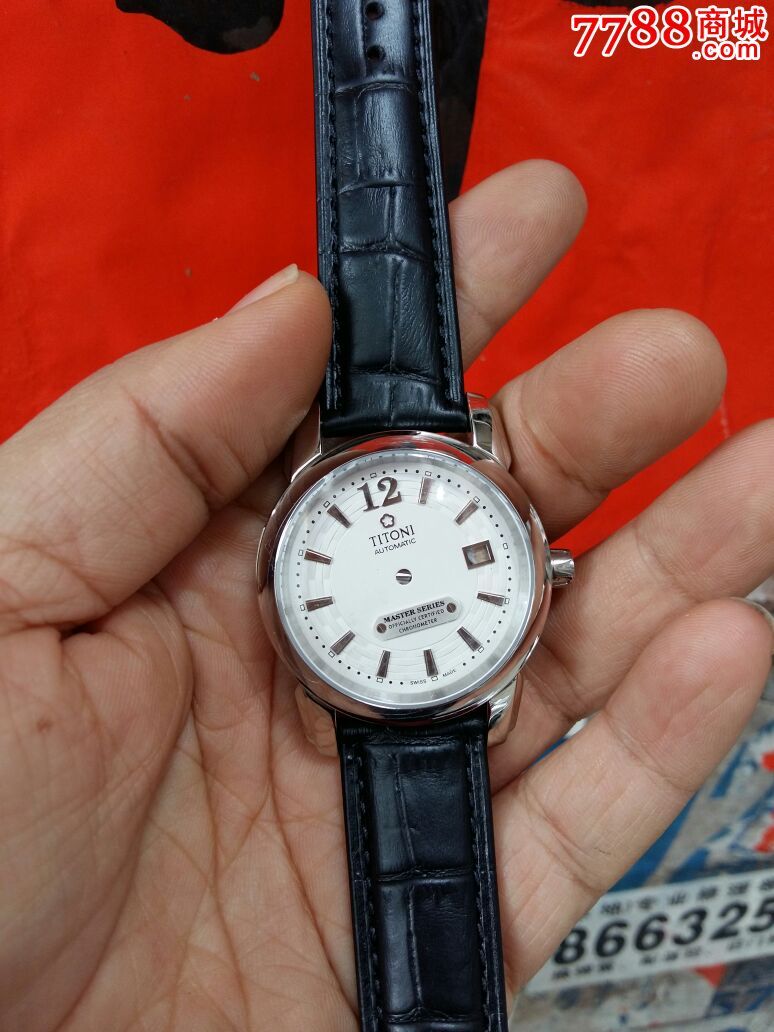 皮带款梅花83588大师天文台系列2836表壳蓝宝石2834/2846可装