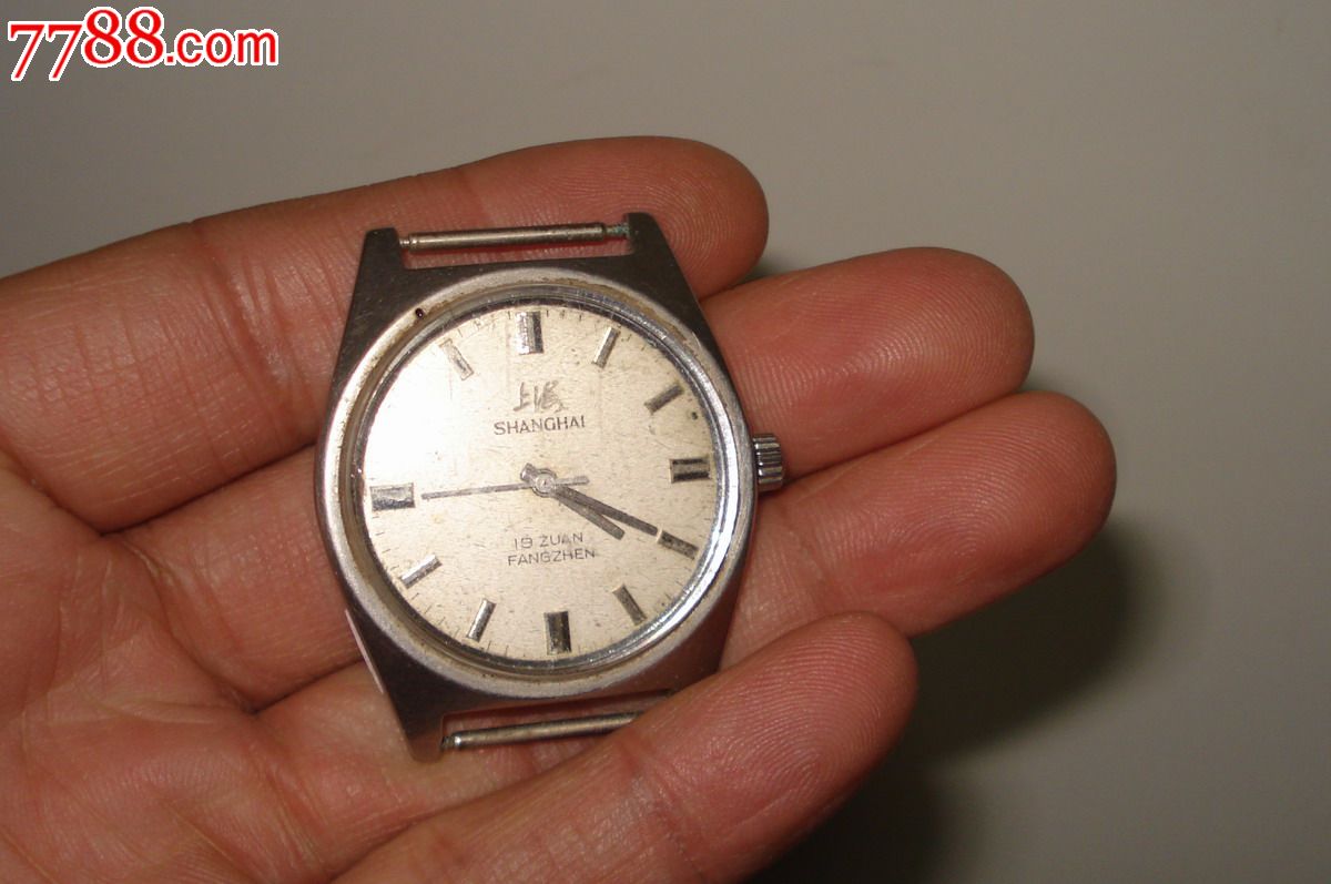 上海牌全钢防震7120-712机械表(a2566)