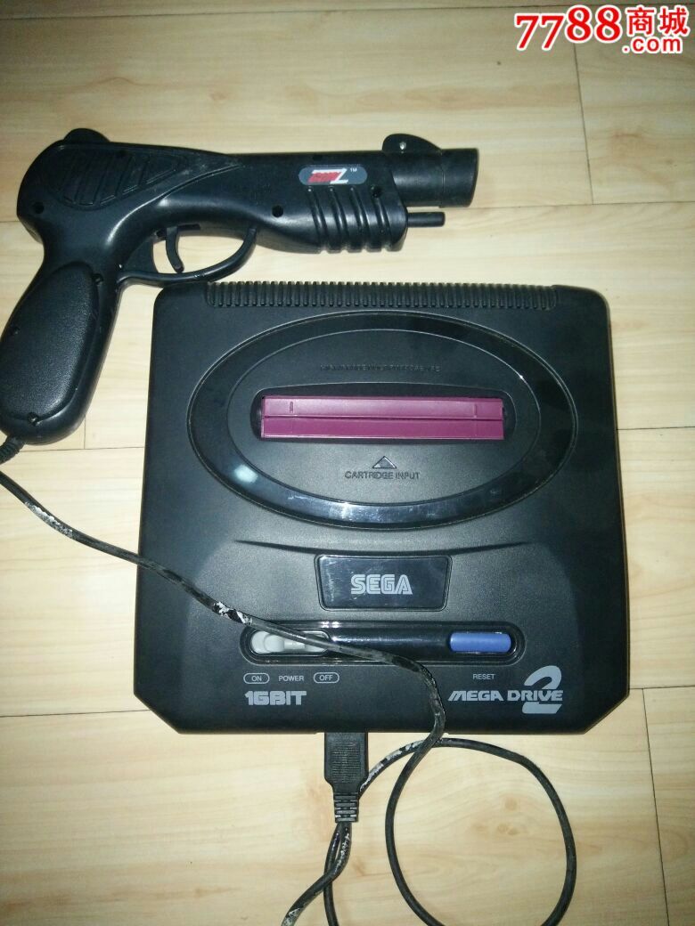 世嘉md2世嘉游戏机带带枪