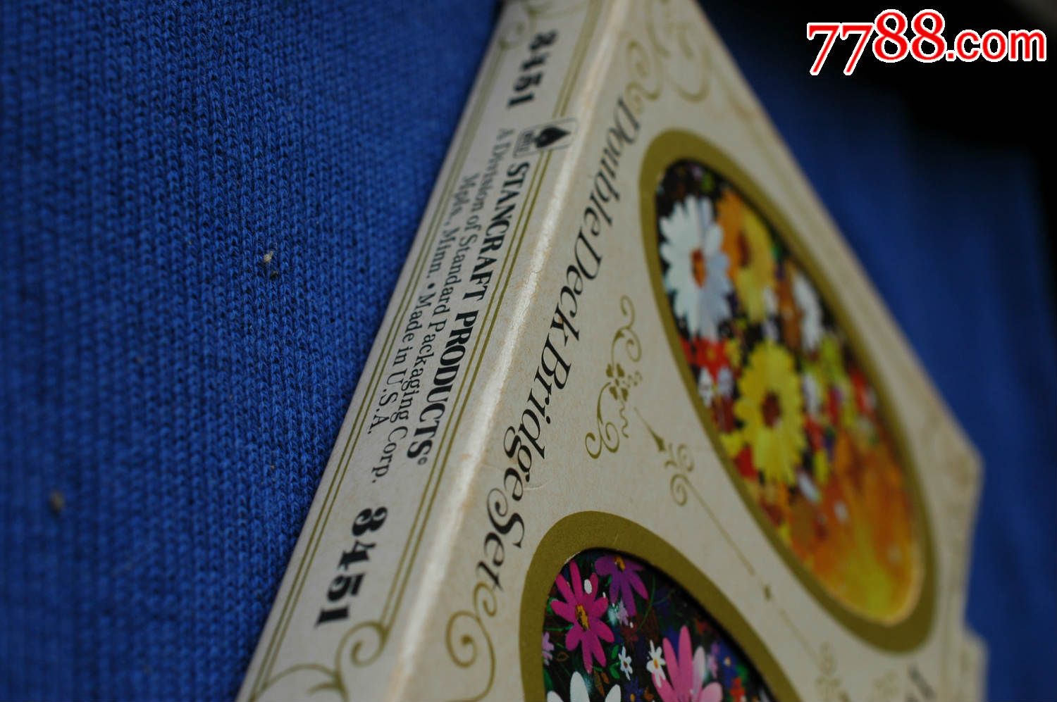 hoyle出品的雏菊背图扑克牌【美国出品】