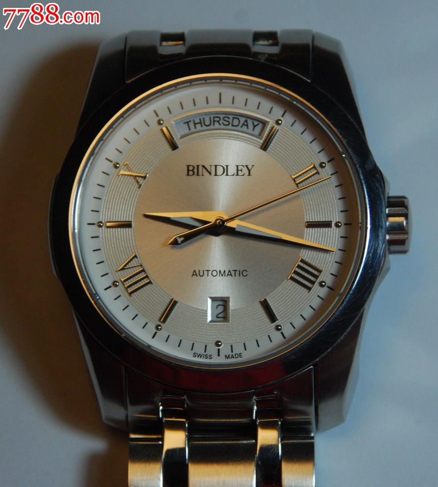 美品宾利全钢双历男款手表