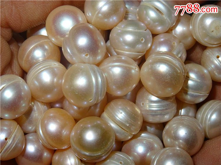 天然淡水大珍珠48粒(孔道较小)