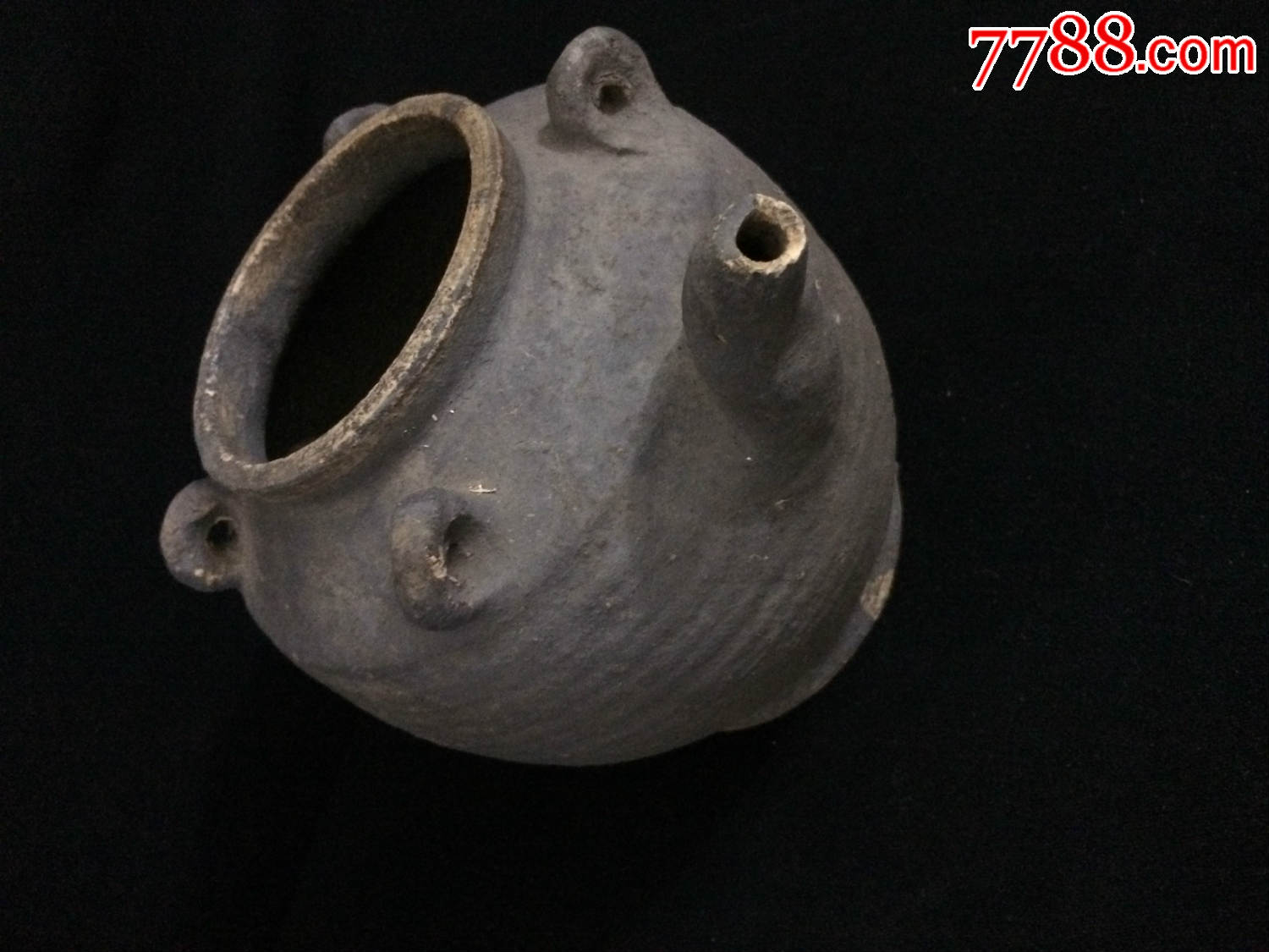 样子不好看,但是我够老,四耳陶罐