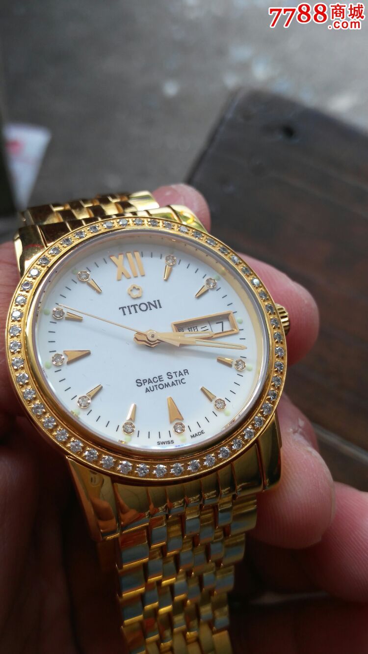 瑞士名表新款梅花厚镀金全自动男表