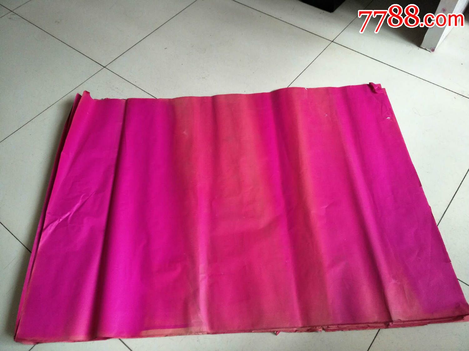 红色绿色粉色草纸小楷用纸一起售