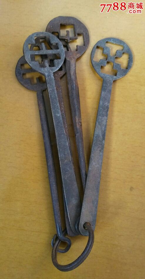 木门匙_铜锁/铜钥匙_第2张_七七八八铜器收藏