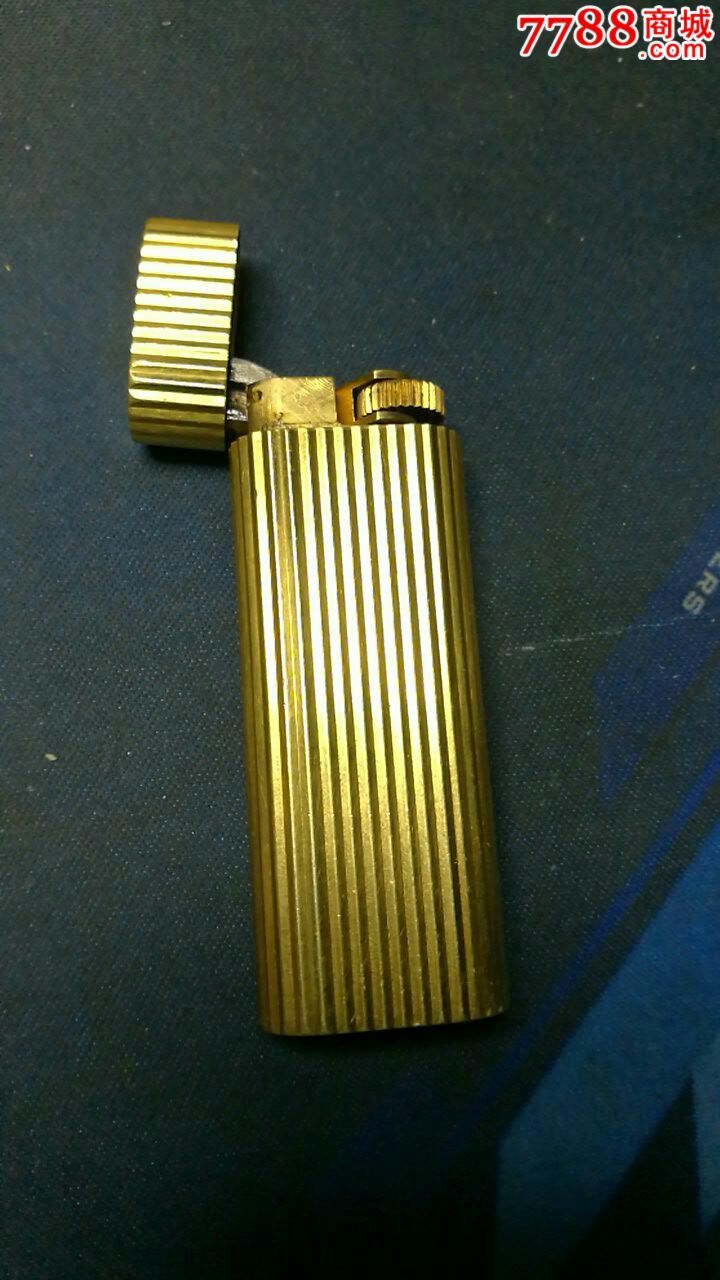 法国镀金卡地亚古董打火机