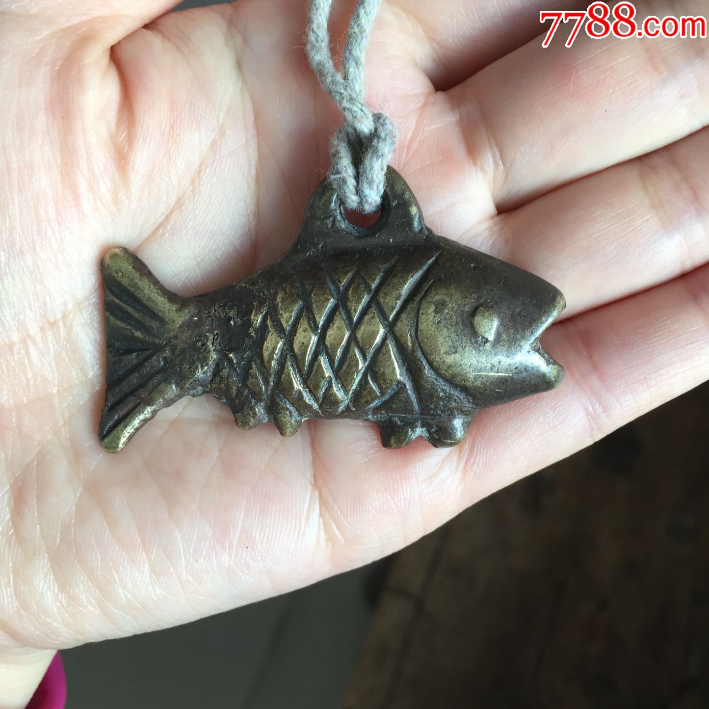 清代黄铜鱼挂件_价格259.0000元_第1张_7788收藏__中国收藏热线